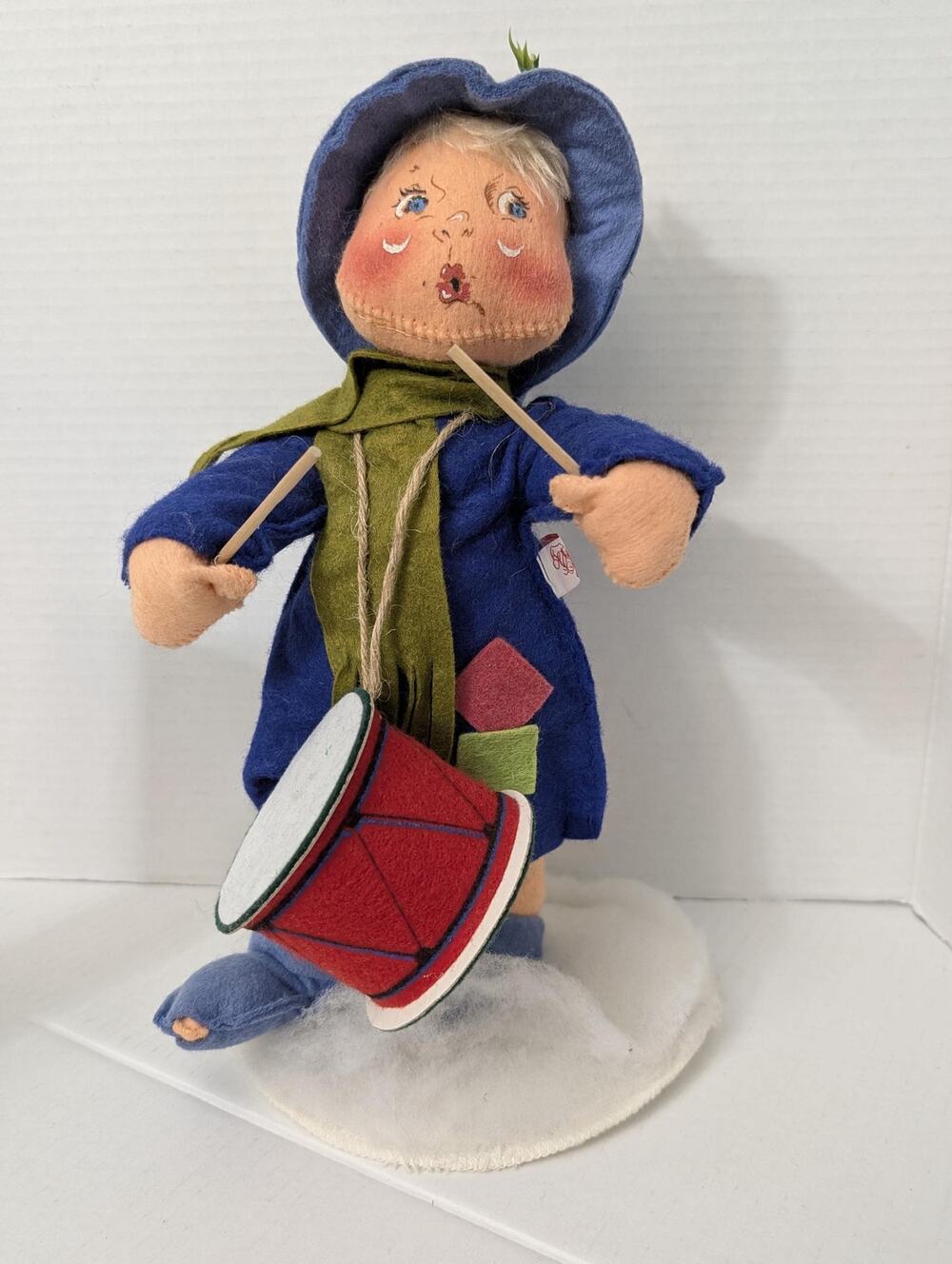 1990 Annalee 12inch Drummer Felt Doll